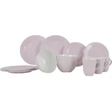 gimex Royal Line Geschirrset 16-tlg. für 4 Personen rosa