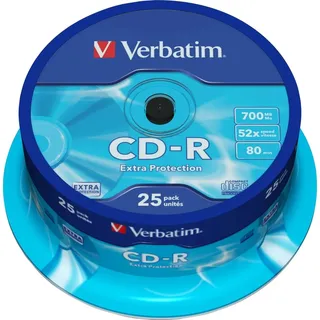 Verbatim 43432 CD-R 80 Rohling 700 MB 25 St. Spindel