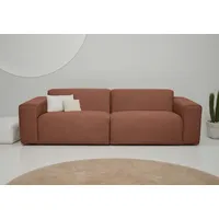 INOSIGN 3-Sitzer »Koa, 228 cm, Modulsofa in Webstoff, Cord«, Designsofa in Cord, rosa