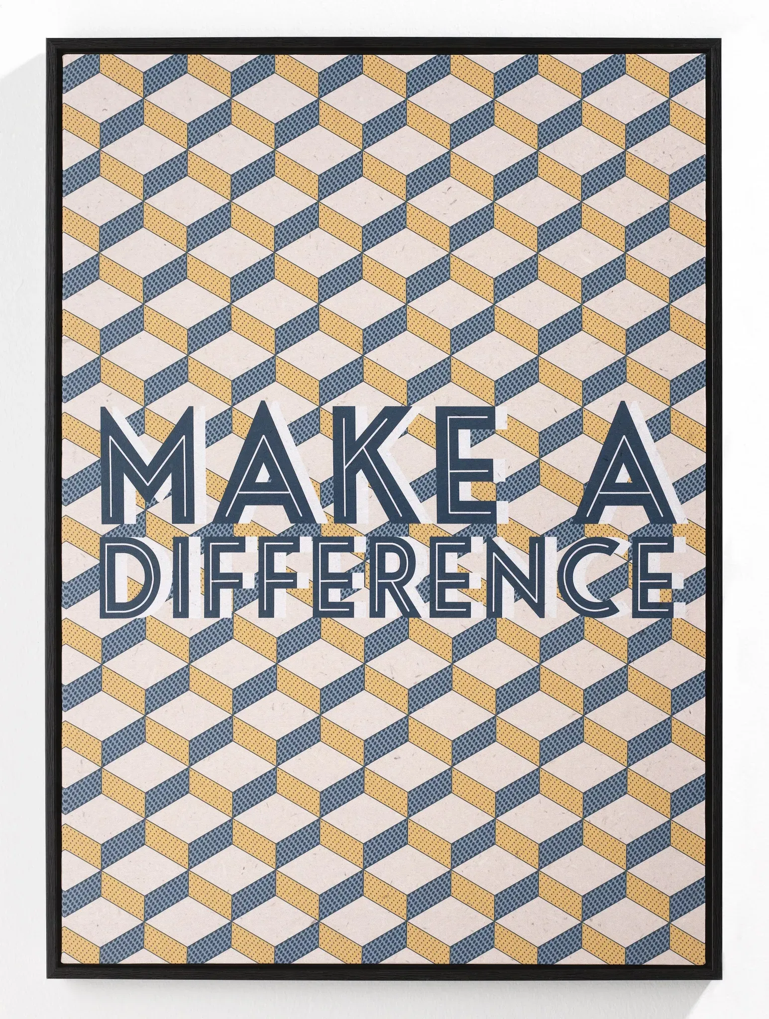 Bild MAKE A DIFFERENZ (BHT 50x70x3 cm) - BHT 50x70x3 cm