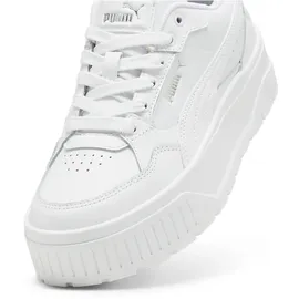 Puma Karmen II Idol Plateau Sneaker Damen 02 white/white/silver 40