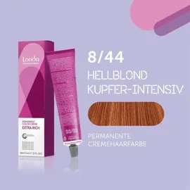 Londa Professional Permanent Color Creme 8/44 hellblond kupfer-intensiv 60 ml