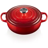 Le Creuset Sauteuse Gusseisen, 3,4L Kirschrot