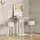 livinity® Regusa 65 x 78 x 65 cm weiß