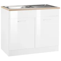Kochstation Spülenschrank »KS-Haiti«, weiß