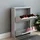 [en.casa] Sokndal 50 x 71 x 15 cm Schuhkipper Metall / weiß