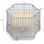 VitaliSpa Laufgitter, Estrella, Grau, 128 x 110 cm, 6 Ecken,