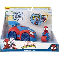 Spidey und seine Super-Freunde Stealth Strike 2 in 1 Fahrzeug
