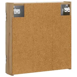 vidaXL Dartboard Schrank BREDA Artisan-Eiche 52,5 x 10,5 x 53,5 cm