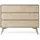 masseno Kommode FORESTA 106 x 80 x 38 cm Hellgrün