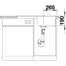Blanco Sona 45 S anthrazit