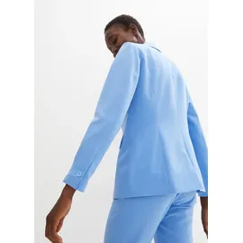 bonprix Hosenanzug blau, Gr.38, klassischer Hosenanzug mit Viskose-Anteil