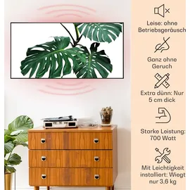 Klarstein Air Art Smart Infrarotheizung, mit IoT/WiFi App-Steuerung, Erkennung Offener Fenster, Infrarotheizung mit Thermostat, He... - Bunt