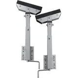 vidaXL Bootstrailer-Stützen Vollgummi 2er-Set 63 - 88 cm