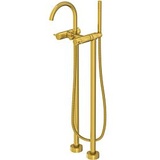 Steinberg Serie 100 Wannenarmatur 1001162BG Ausladung 231mm, freistehende Montage, Brushed Gold