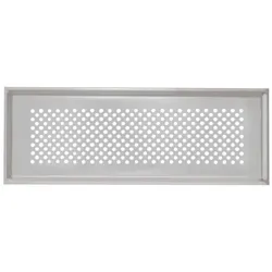 Zehnder Designgitter CLF Pisa Edelstahl