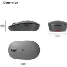 Lenovo Go Maus Blau