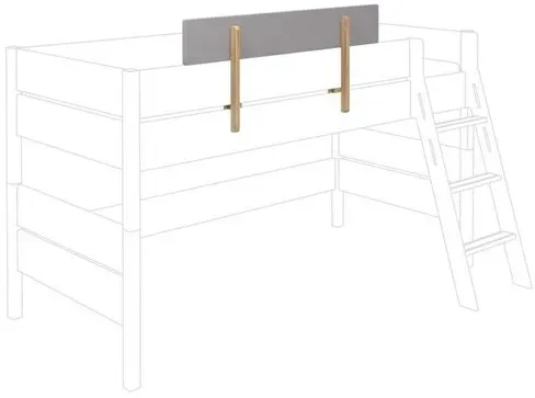 PAIDI Absturzsicherung erhöht, längs für Spiel/Hoch/Etagenbett
