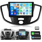 ESSGOO Für Ford Transit 2015-2018 Android 15 GPS Navi CarPlay WIFI BT 4+64GB Autoradio (DAB+ (optional), 4+64GB(optional), RDS, FM, GPS Navi Android Auto Bluetooth EQ USB WIFI IPS Touchscreen)