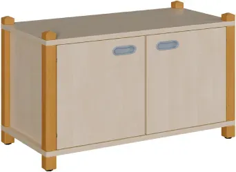 Stollen-Schrank mit 2 Türen