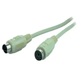 ShiverPeaks PS/2 - PS/2 1.8m, 1,8 m, 6-p Mini-DIN, 6-p Mini-DIN, Männlich, Weibl