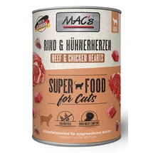 mac's® Rind & Hühnerherzen 6 x 400 g