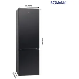 Bomann KG 184.1 edelstahl-optik schwarz