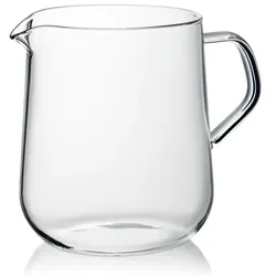 Milchkrug Fontana Glas transparent 14,0x12,5cm 9,0cmØ 700,0ml