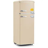 Severin RKG 8933 Retro-Kühl-Gefrierkombination (206 l, 1460 mm hoch, Creme)