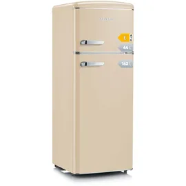 Severin RKG 8933 Retro-Kühl-Gefrierkombination (206 l, 1460 mm hoch, Creme)