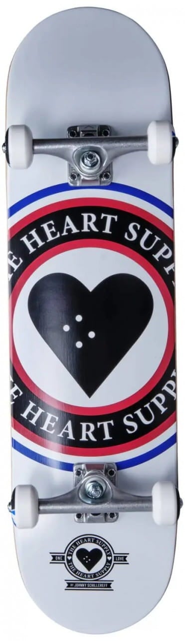 Heart Supply Insignia Skateboard weiß  8.25"  