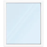 Fenster 120x140 cm, Kunststoff Profil aluplast IDEAL® 4000, Weiß, 1200x1400 mm, einteilig festverglast, 2-fach Verglasung, individuell konfigurieren