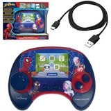 Lexibook Console éducative bilingue Spiderman Blau/Rot