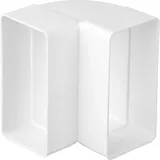 airRoxy Flachkanal 90° Bogen vertikal System 110x55mm