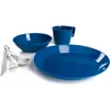 Cascadian Geschirr Set Campinggeschirr Essgeschirr Besteck Reise Outdoor BLAU No Size