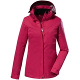 KILLTEC Damen, Funktionsjacke/Outdoorjacke Mit Abzippbarer Kapuze, Rose, 40