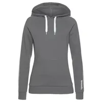 Bench. loungewear Kapuzensweatshirt Grau/Weiß 48/50