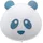 Buokids Soft Wandlampe Panda Bär Blau