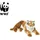 WWF Plüschtier Tiger 81 cm Beige