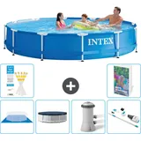 Frame Pool Rund - 366x76 Cm - 7-teilig  S94