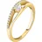 Live Diamond Ring gold / weiß 56