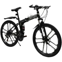 26 Zoll Faltrad Fahrrad 21 Gang MTB Mountainbike mit Scheibenbrem für Mädchen Jungen Herren und Damen