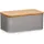 Zeller  Brotkasten mit Bamboo Deckel 31 cm matt taupe
