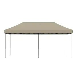 vidaXL Partyzelt Faltbar Pop-Up Taupe 580x292x315 cm
