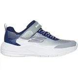 SKECHERS Microspec Advance Kinder Blau/Grau/Weiß 36