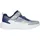 SKECHERS Microspec Advance Kinder Blau/Grau/Weiß 36
