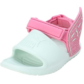 Puma Unisex Kinder Divecat V2 Injex Hero Glitz Inf Slide-Sandalen, Fresh Mint Fast Pink, 22