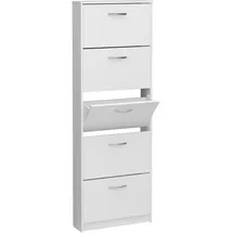 FMD Step 5 58,5 x 168,5 x 17 cm weiß / weiß