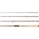 Abu Garcia Tormentor2 Reise-Spinnrute, leichte Angelrute mit 24T Carbon Blank, Korkgriff, kompaktes Design für Reisende Angler, Süß- und Salzwasser Raubfische, 2.13m 10-30g