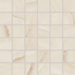 Rako Onyx Mosaik dunkelbeige 30x30 cm glanz DDL06835.1